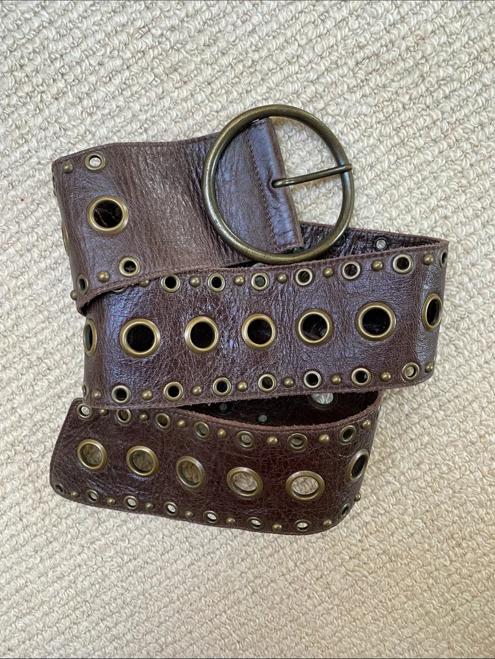 Streets Ahead Genuine Brown Leather Belt